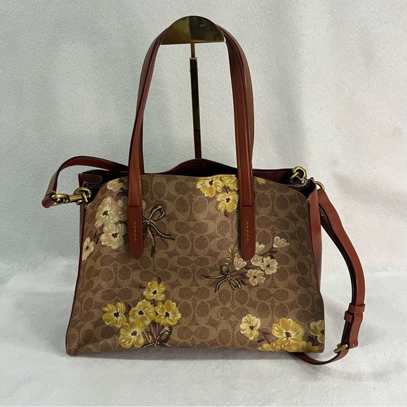 Coach Charlie Carryall In Signature Canvas With Prairie Floral Print - Picture 4 of 12